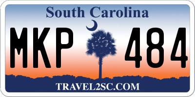 SC license plate MKP484