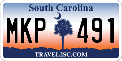 SC license plate MKP491