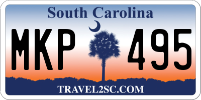 SC license plate MKP495