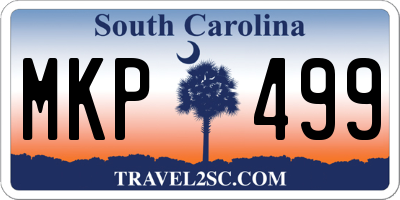 SC license plate MKP499