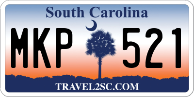 SC license plate MKP521