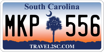SC license plate MKP556