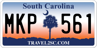 SC license plate MKP561