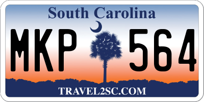 SC license plate MKP564
