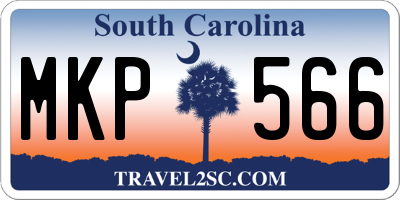 SC license plate MKP566