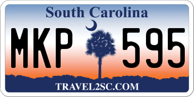 SC license plate MKP595