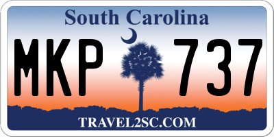 SC license plate MKP737