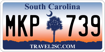 SC license plate MKP739