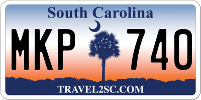 SC license plate MKP740