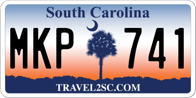 SC license plate MKP741