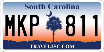 SC license plate MKP811