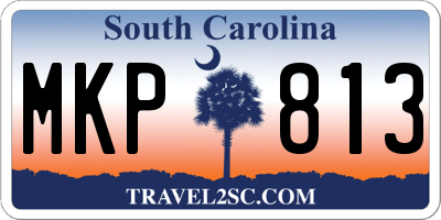 SC license plate MKP813