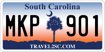 SC license plate MKP901
