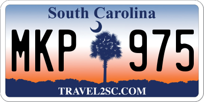 SC license plate MKP975