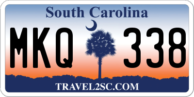 SC license plate MKQ338