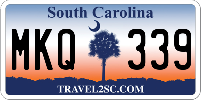 SC license plate MKQ339