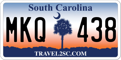 SC license plate MKQ438