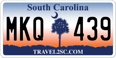 SC license plate MKQ439