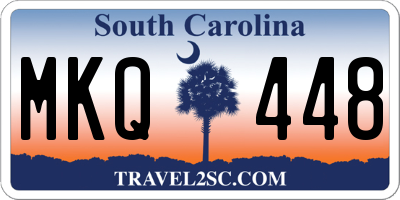SC license plate MKQ448
