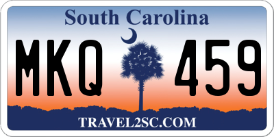 SC license plate MKQ459