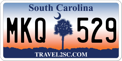 SC license plate MKQ529