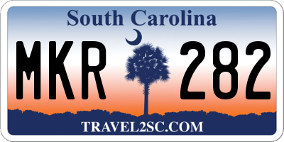 SC license plate MKR282
