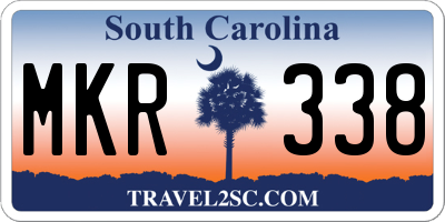 SC license plate MKR338