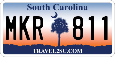SC license plate MKR811