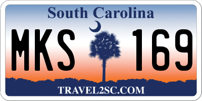 SC license plate MKS169