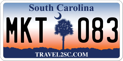 SC license plate MKT083