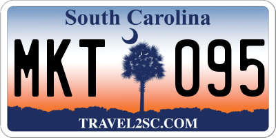 SC license plate MKT095