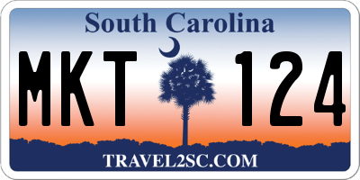 SC license plate MKT124