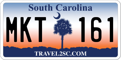 SC license plate MKT161
