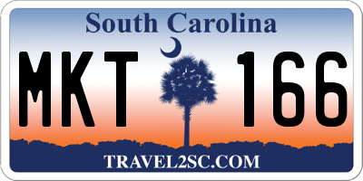 SC license plate MKT166
