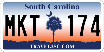 SC license plate MKT174