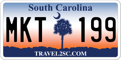 SC license plate MKT199