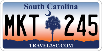 SC license plate MKT245