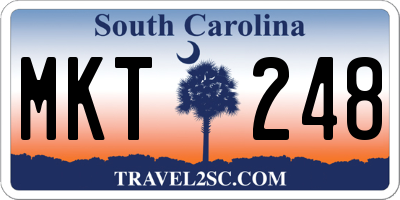 SC license plate MKT248