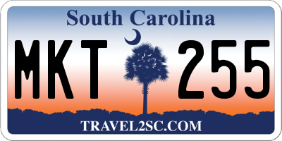 SC license plate MKT255