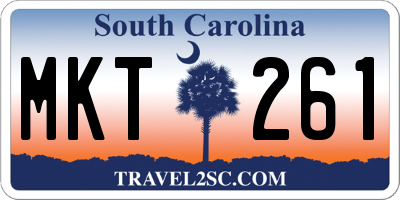 SC license plate MKT261