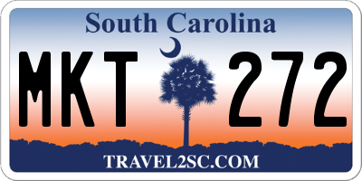 SC license plate MKT272