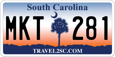 SC license plate MKT281