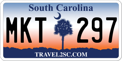 SC license plate MKT297