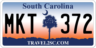 SC license plate MKT372