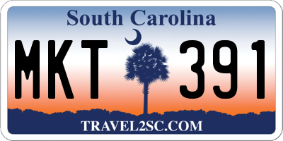 SC license plate MKT391