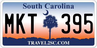 SC license plate MKT395