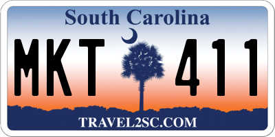 SC license plate MKT411
