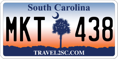 SC license plate MKT438