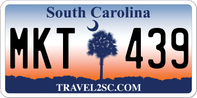 SC license plate MKT439