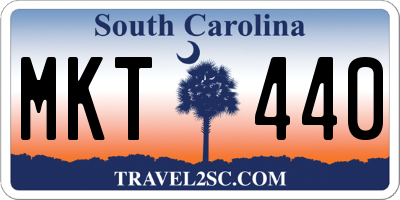 SC license plate MKT440
